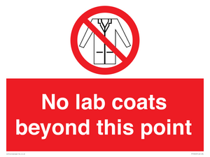 No lab coats beyond this point